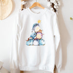 Cute Penguins Christmas Jumper for Kids and Adults - Pink Positive