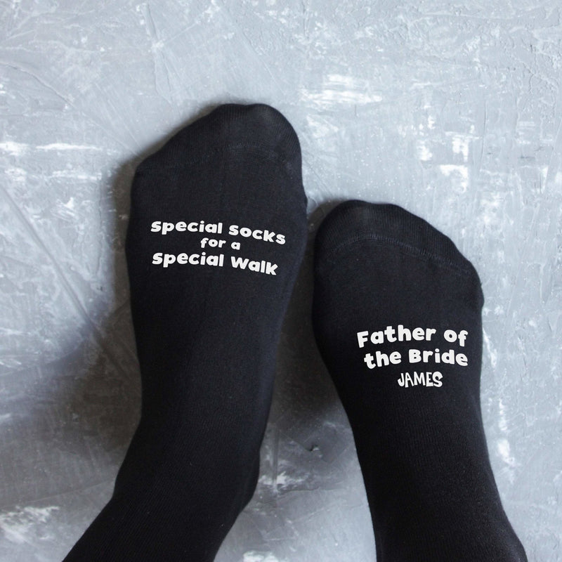 Father of the Bride socks | Walking down the Aisle socks