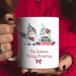 Gnome Family Christmas Mug | Personalized Gift for Christmas - Pink Positive