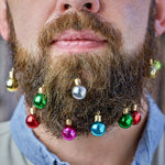 Hipster Santa Beard Christmas Gift Set for Men - Pink Positive