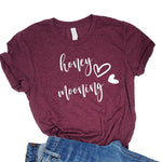 Honeymooning T-shirt | Honeymoon Couple's Shirts - Pink Positive