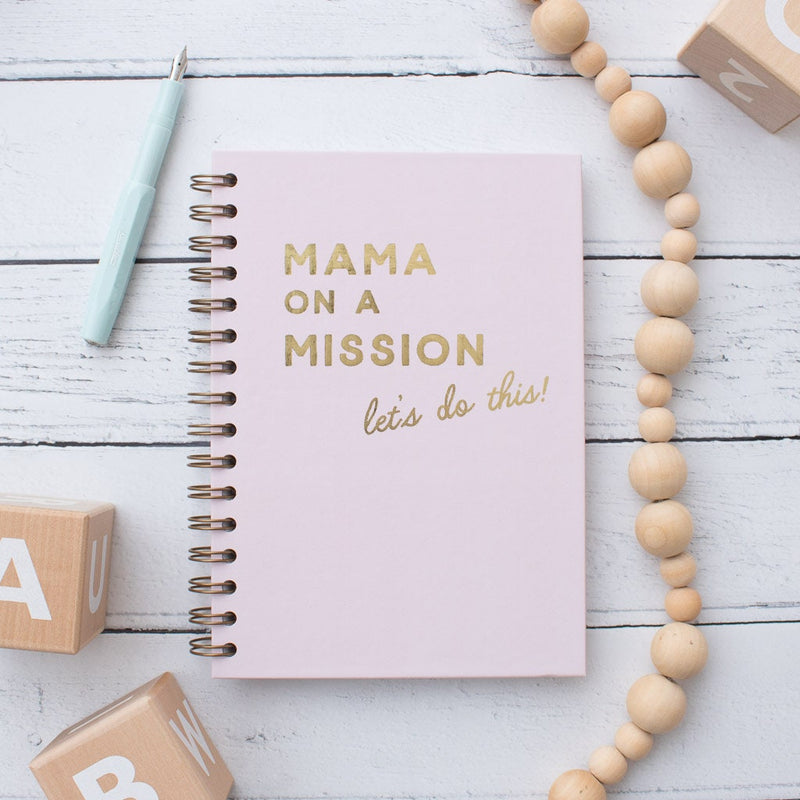 Mama On A Mission Notebook,  Motherhood Journal