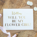 Will You Be My Flower Girl, Personalised Flower Girl Card, Will You Be My Bridesmaid, Flower Girl Proposal Card, Flower Girl Request Card