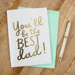 New Dad Card, First Time Dad, Dad To Be Card, Expecting Dad Card, Expectant Dad, Best Dad Card, Father To Be Card, First Father's Day