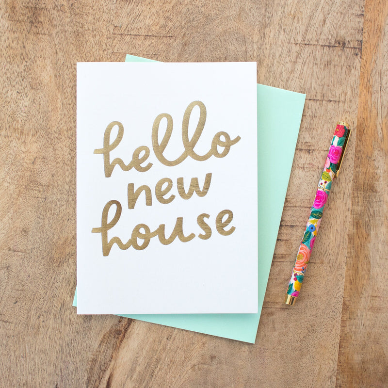 Hello New House Card, New Home Card, New Homeowners, House Warming Card, Happy New Home Cards, New Neighbour, New Homeowner,