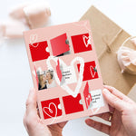 Personalised Photo Greeting Card, Reveal Messages