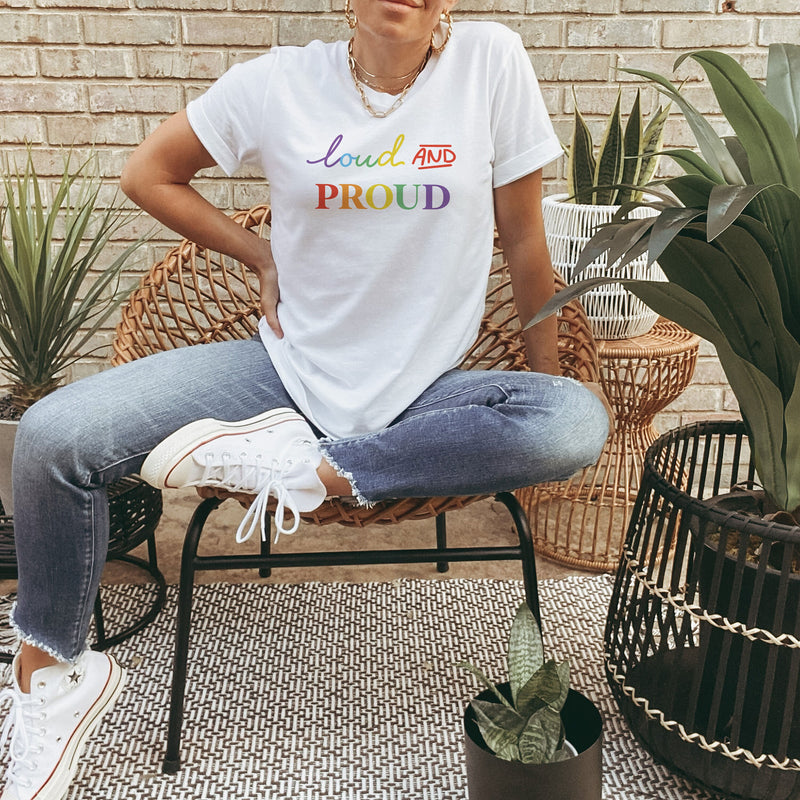 Loud and Proud Shirt for Pride Parade