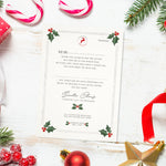 Letter to Santa Christmas Card Set, Santa's Nice List, The Most Magical Christmas Letters