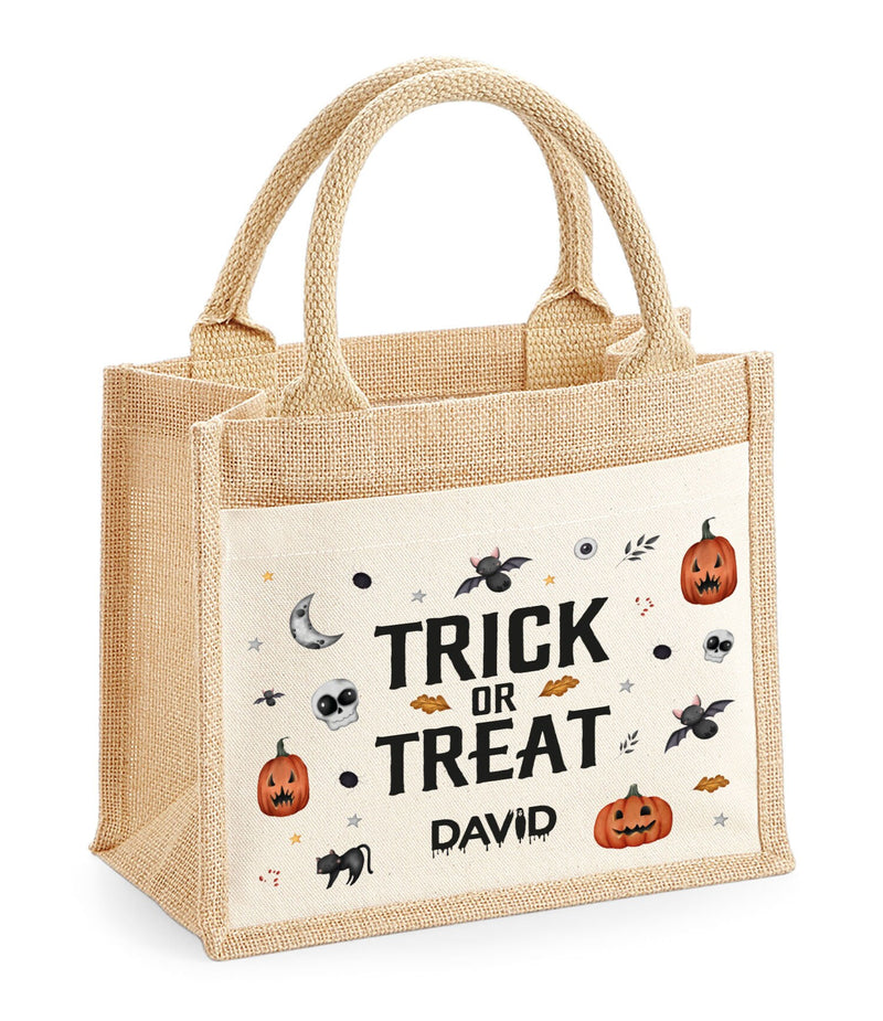 Personalised Trick or Treat bag for kids