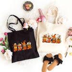 Autumn tote bag, Pumpkin Latte Tote Bag | Halloween Autumn Pumpkin Spice Coffee Latte Bag