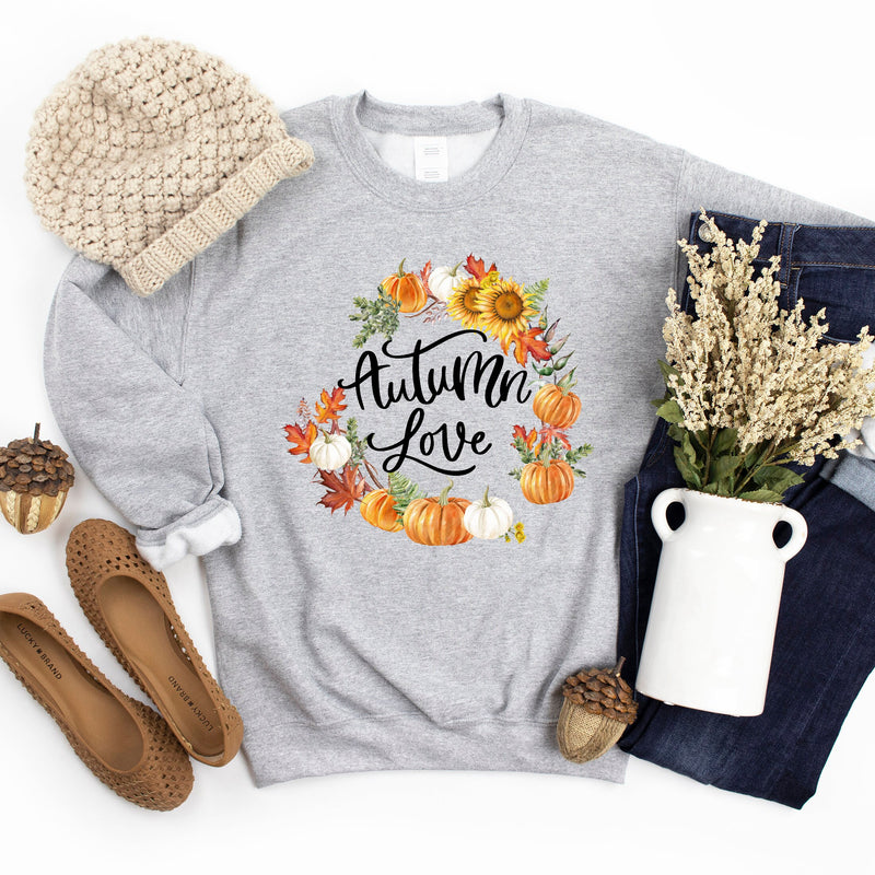 Autumn Wreath Sweatshirt Jumper