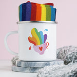 Pride Rainbow Socks in a Mug Gift Set
