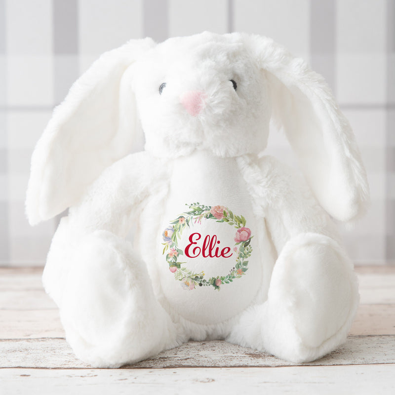 New Baby Gift, Personalised Bunny Rabbit