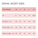 Personalised Denim Jacket Any Text Custom