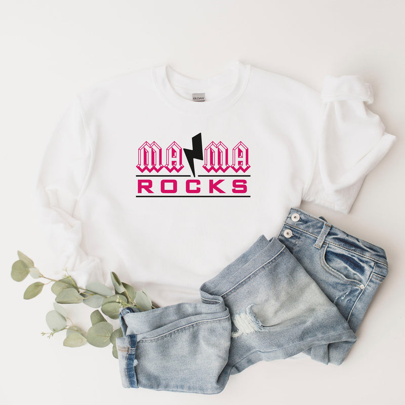 Mama Rocks Sweatshirt Mothers Day Gift
