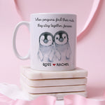 Personalised You're My Penguin Mug Gift for husband or wife