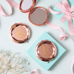 Rose Gold Compact Mirror