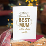 Mothers Day Card, Best Mum in the World, Mum birthday card, Special Mothers Day Card, Happy Mothers Day Card, Card For Mum