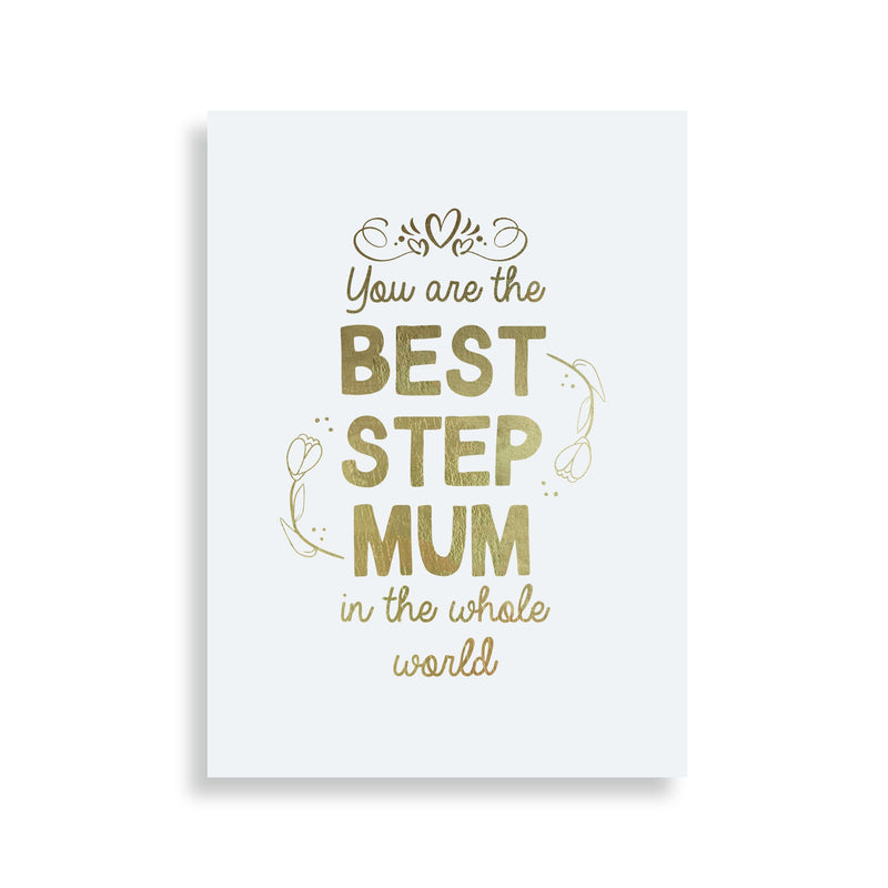 Step Mum Mothers Day Card, Step Mum Birthday Card, Step Mum Mothers Day, Best Stepmum, Best Step Mum in the world, Mothers Day Gift UK