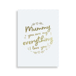 Mothers Day Card, First Mothers Day Card for New Mum, Mum Birthday Card, Thank You Mum Card, Luxury Foil Card for Grandma