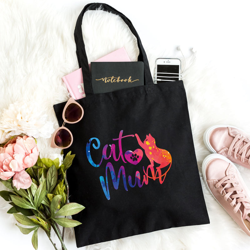Cat Mum Tote Bag, Mother's Day gift for Cat Mum for her, Cat Gift