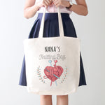 Personalised Knitting Tote Bag