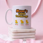 Personalised Mum's Ducklings Mug