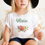 Personalised Easter T-Shirt for Kids with Easter Egg Drawing