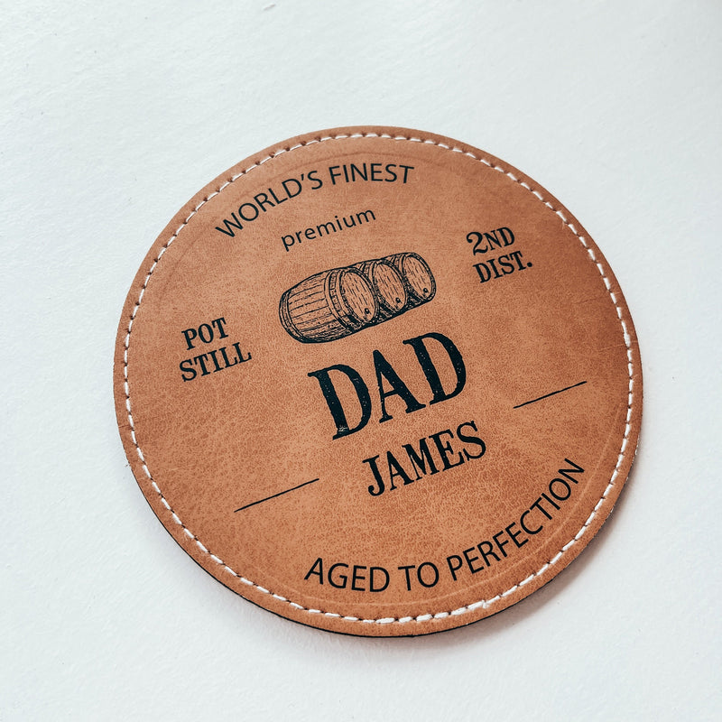 Personalised Coster Set for Dad