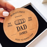 Personalised Coster Set for Dad