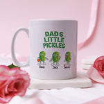 Personalised This Dad Belongs To Little Pickles Mug