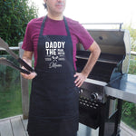Daddy The Man, the Myth, The BBQ Master Apron | BBQ Gift for Dad