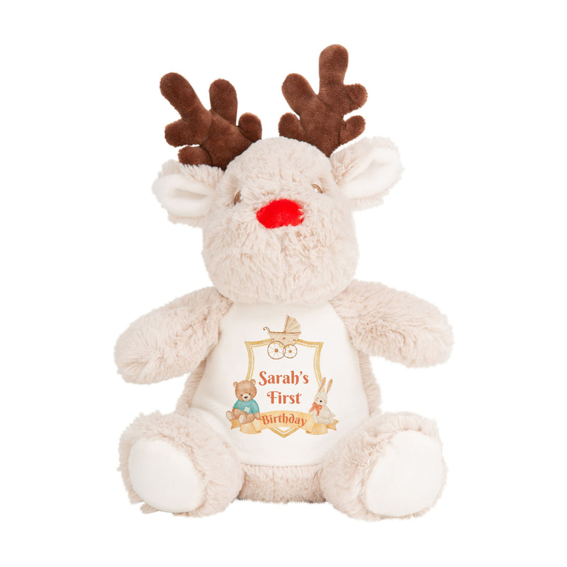 Personalised Soft Toy for First Birthday