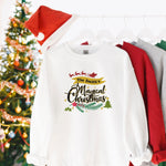Magical Christmas Personalised Sweatshirt for The Family