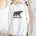 Mother's Day Sweatshirt | Mama Bear Floral Jumper