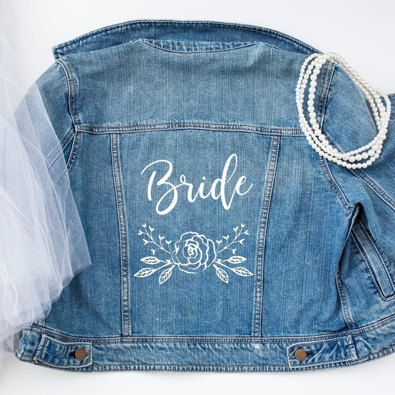 Mrs / Bride Wedding Denim Jacket