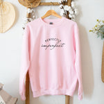 Perfectly Imperfect Jumper | Pink Sweatshirt