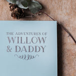 Personalised Adventures With Daddy Foil  Hardback Notebook