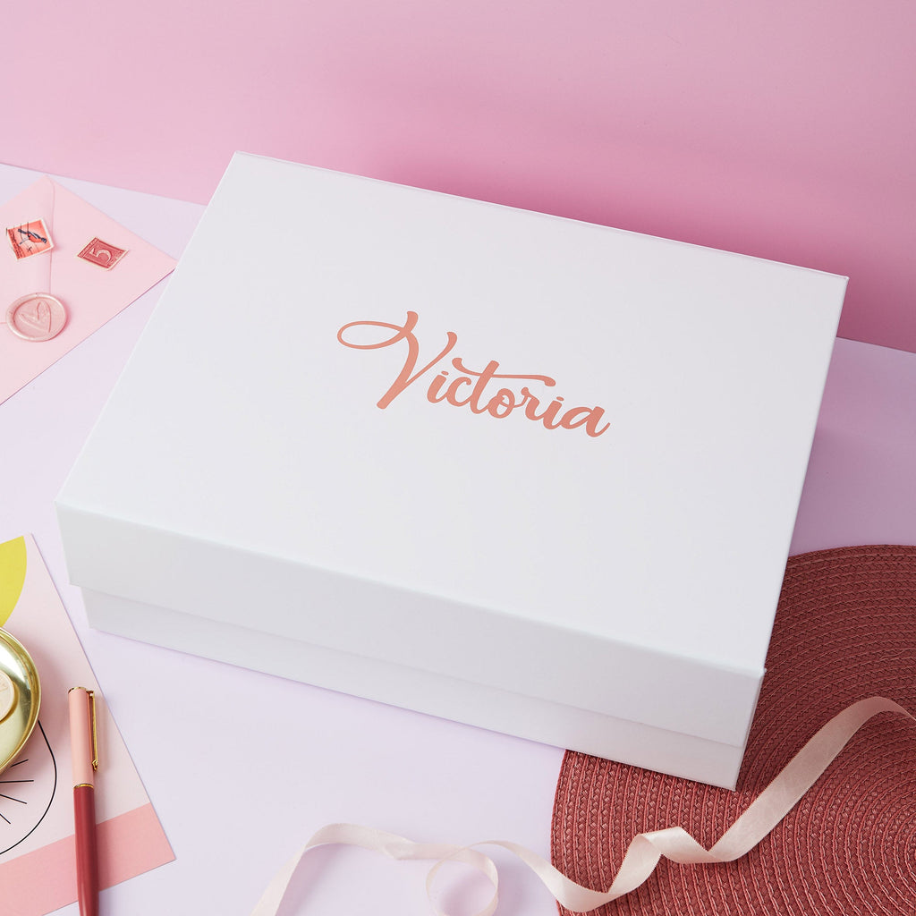 Personalised Bridesmaid Proposal Gift Box – Pink Positive