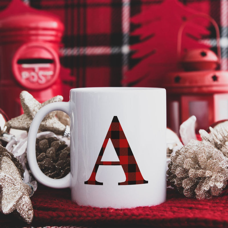 Personalised Christmas Mug with Hipster Santa
