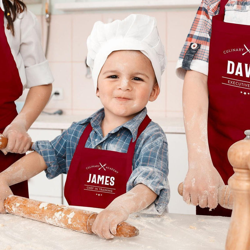 Personalised Family Apron | Kid's Chef in Training Apron