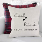 Personalised Family Name Cushion Cover