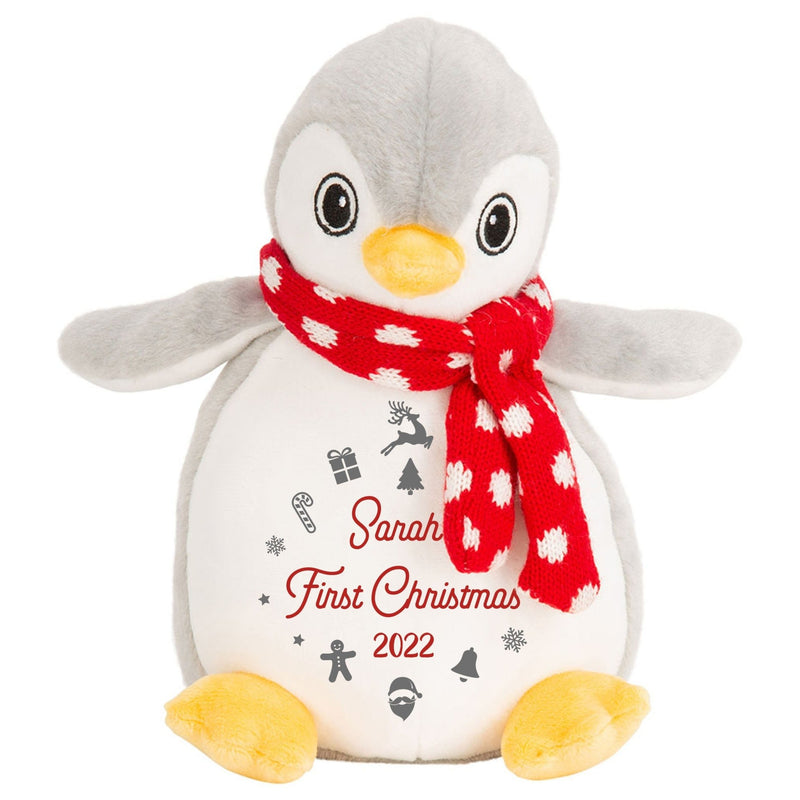 Personalised First Christmas Teddy, Baby 1st Christmas Gift