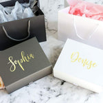Personalised Gift Box with Name - Pink Positive