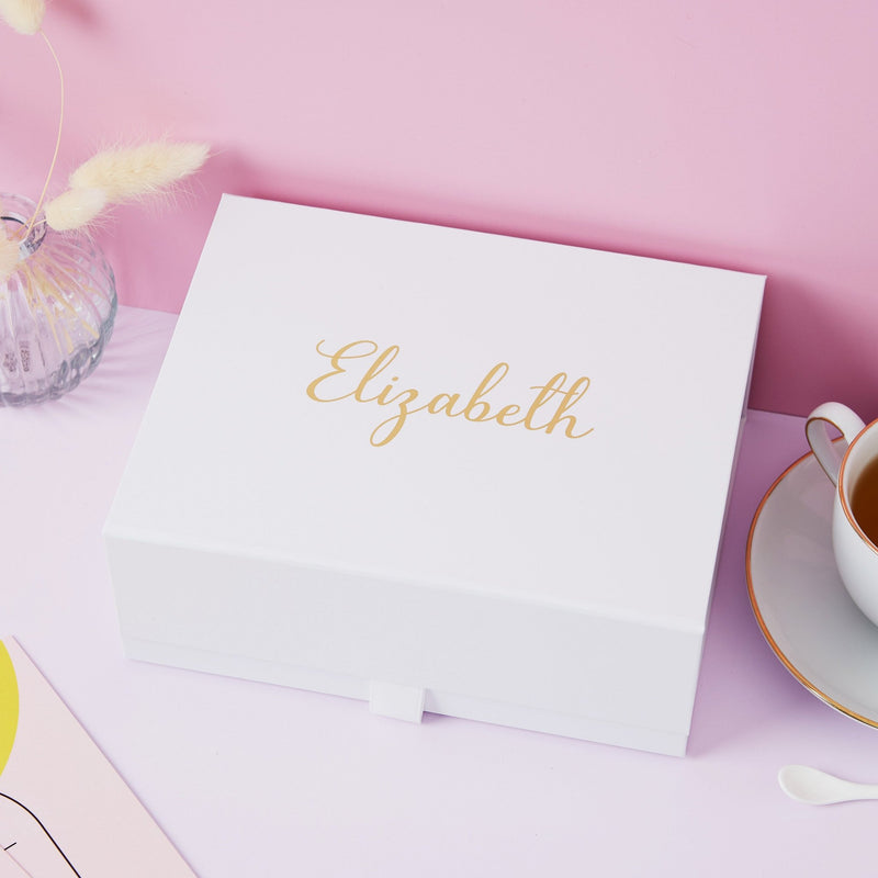 Personalised Gift Box with Name | Custom Gift Box - Pink Positive