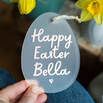 Personalised Happy Easter Egg Decoration