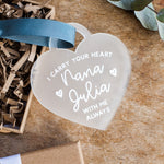 Personalised I Carry Your Heart Memorial Decoration