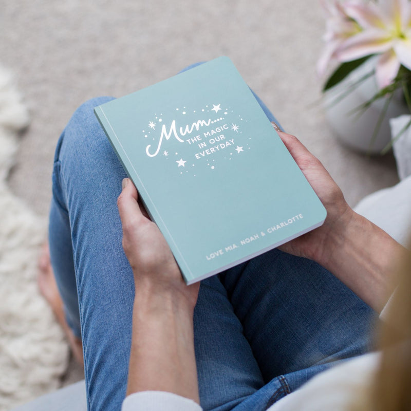 Personalised 'Magic' Mum Foil Soft Cover Notebook