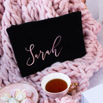 Personalised Makeup Bag with Name - Pink Positive