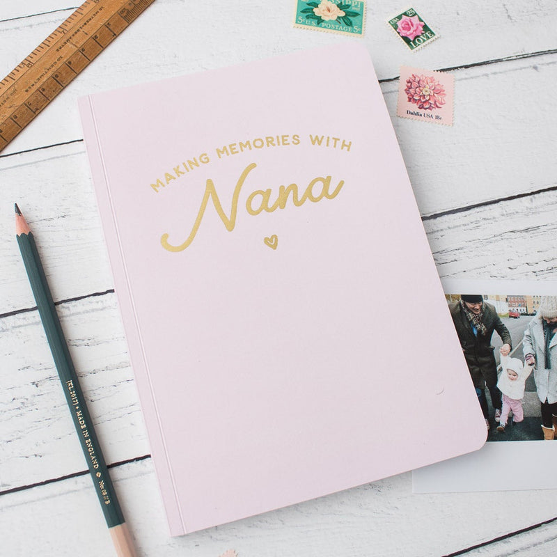 Personalised 'Making Memories' Foil Soft Cover Notebook